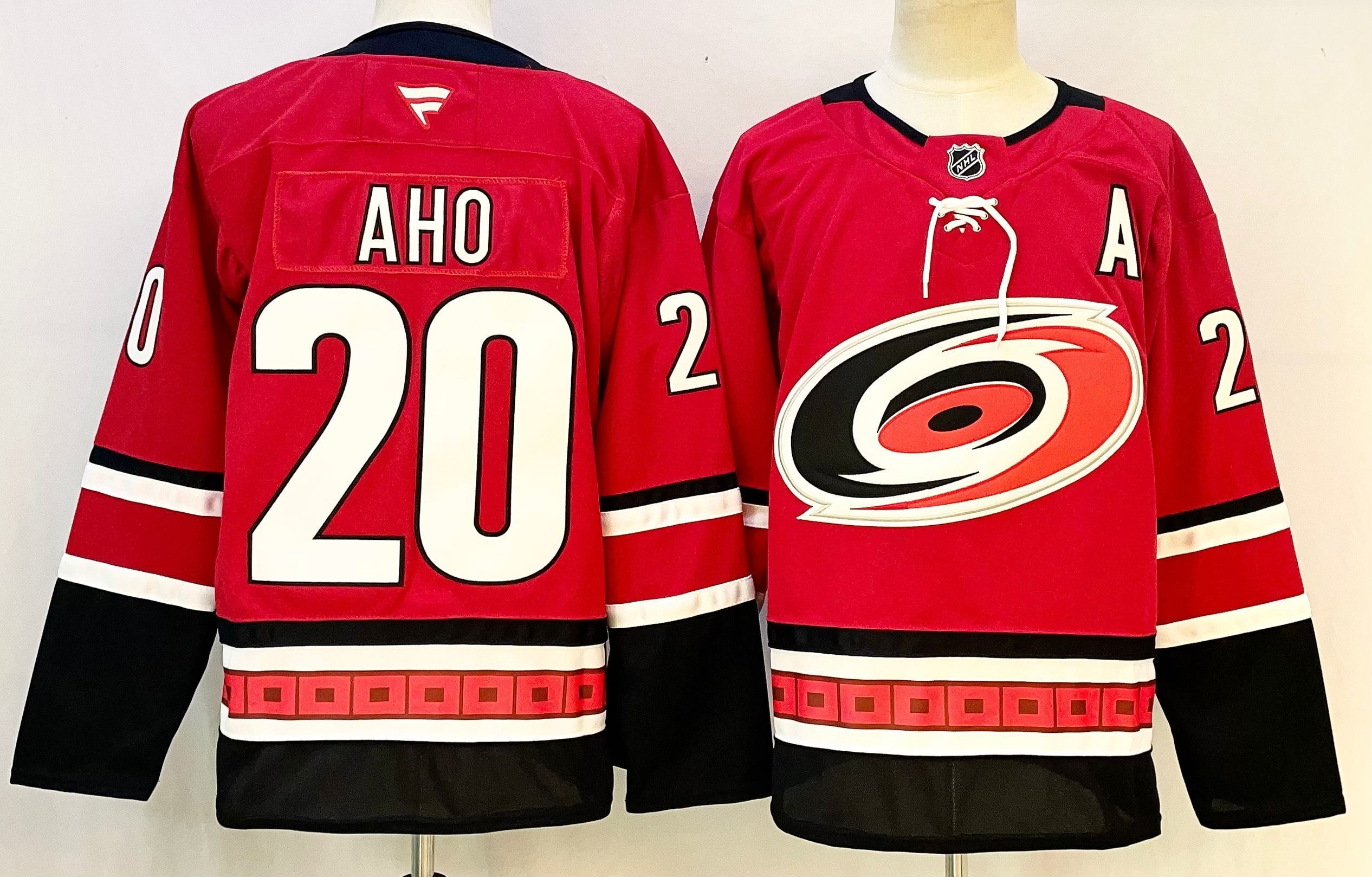 Men Carolina Hurricanes #20 Aho Red 2026 Adidias NHL Jersey style 001